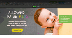 Desktop Screenshot of kidsallowed.com